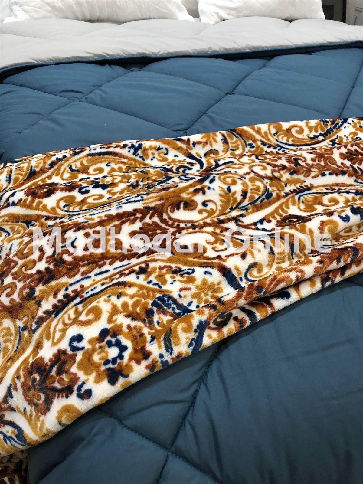 Edredón Nórdico Bicolor Azul\Gris - Ropa de cama